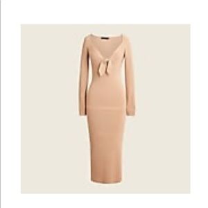NWT J.CREW RIBBED TIE-FRONT SWEATER-DRESS